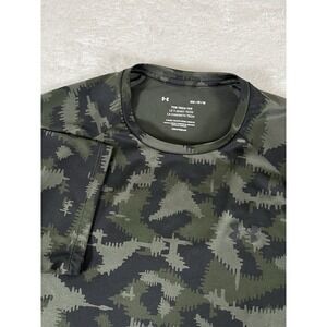Under Armour Heat Gear Tech Tee Shirt Digital Camo Men's Medium Hunting Outdoor